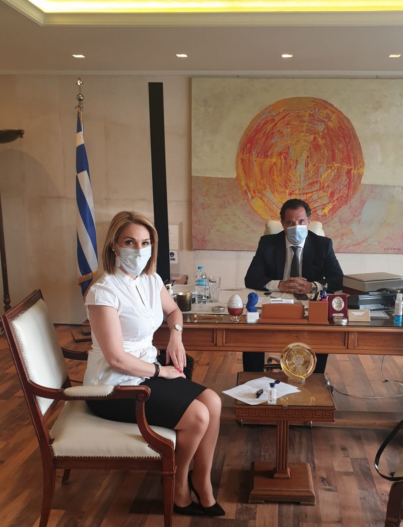 Συνάντηση Μίκας Ιατρίδη με τον Υπουργό Ανάπτυξης, κ. Άδωνι Γεωργιάδη