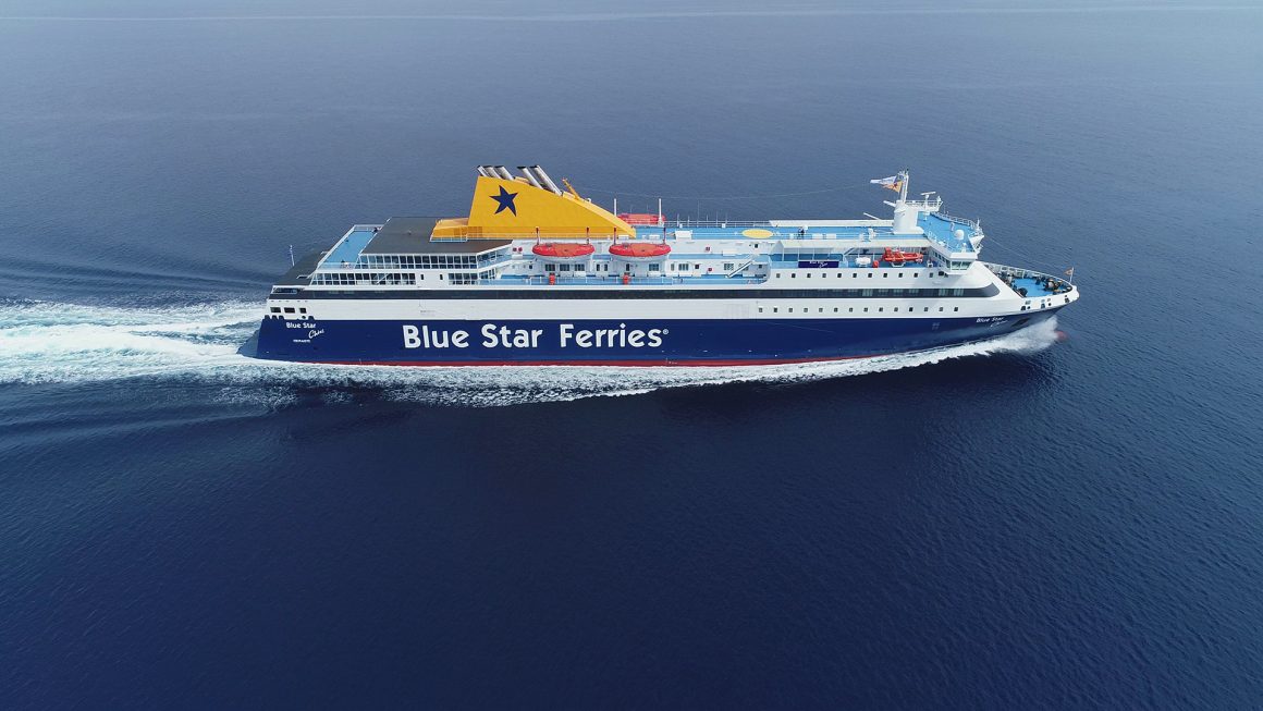 Πάτμος: Βλάβη στον καταπέλτη του Blue Star ΧΙΟΣ