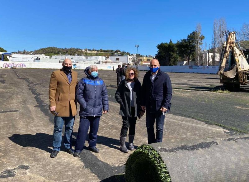 Δήμος Λέρου: Ξεκίνησαν τα έργα για τα δημοτικά γήπεδα Ποδοσφαίρου και Τέννις συνολικής αξίας 459.739,80 €