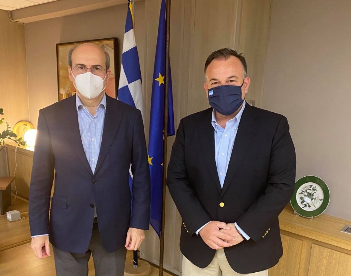 Συνάντηση του βουλευτή Δωδεκανήσου Ιωάννη Παππά με τον Υπουργό Εργασίας κ. Κωστή Χατζηδάκη