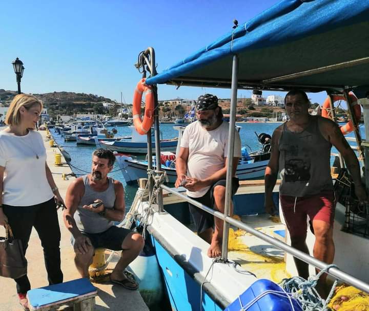 Μίκα Ιατρίδη: Ξεκίνησε η καταβολή των αποζημιώσεων για τους αλιείς μας. Πάντα δίπλα σε όλους τους νησιώτες