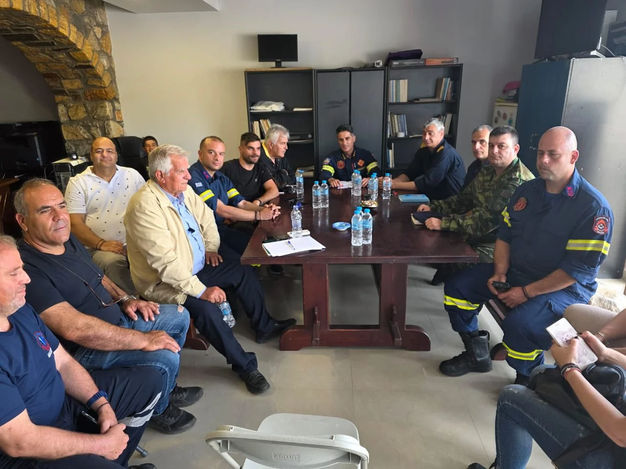 Leros: Meeting of the Local Coordinating Operational Body for the fire season