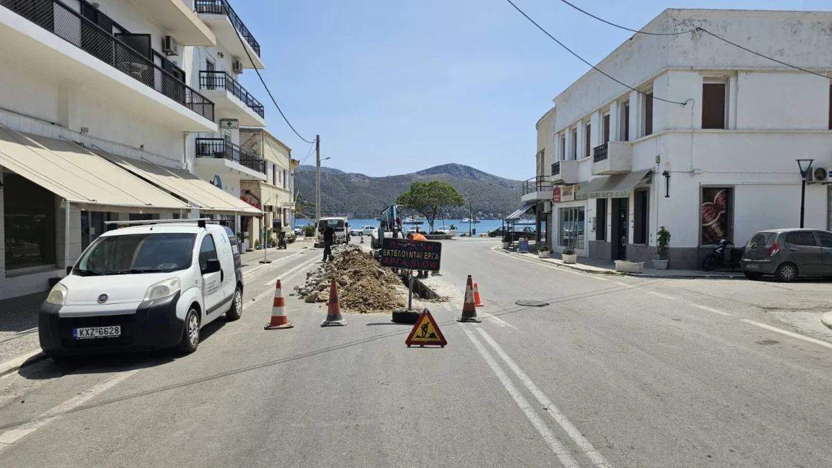 Λέρος: Ξεκίνησαν οι εργασίες στο Λακκί για τη σύνδεση παροχών στο αποχετευτικό δίκτυο