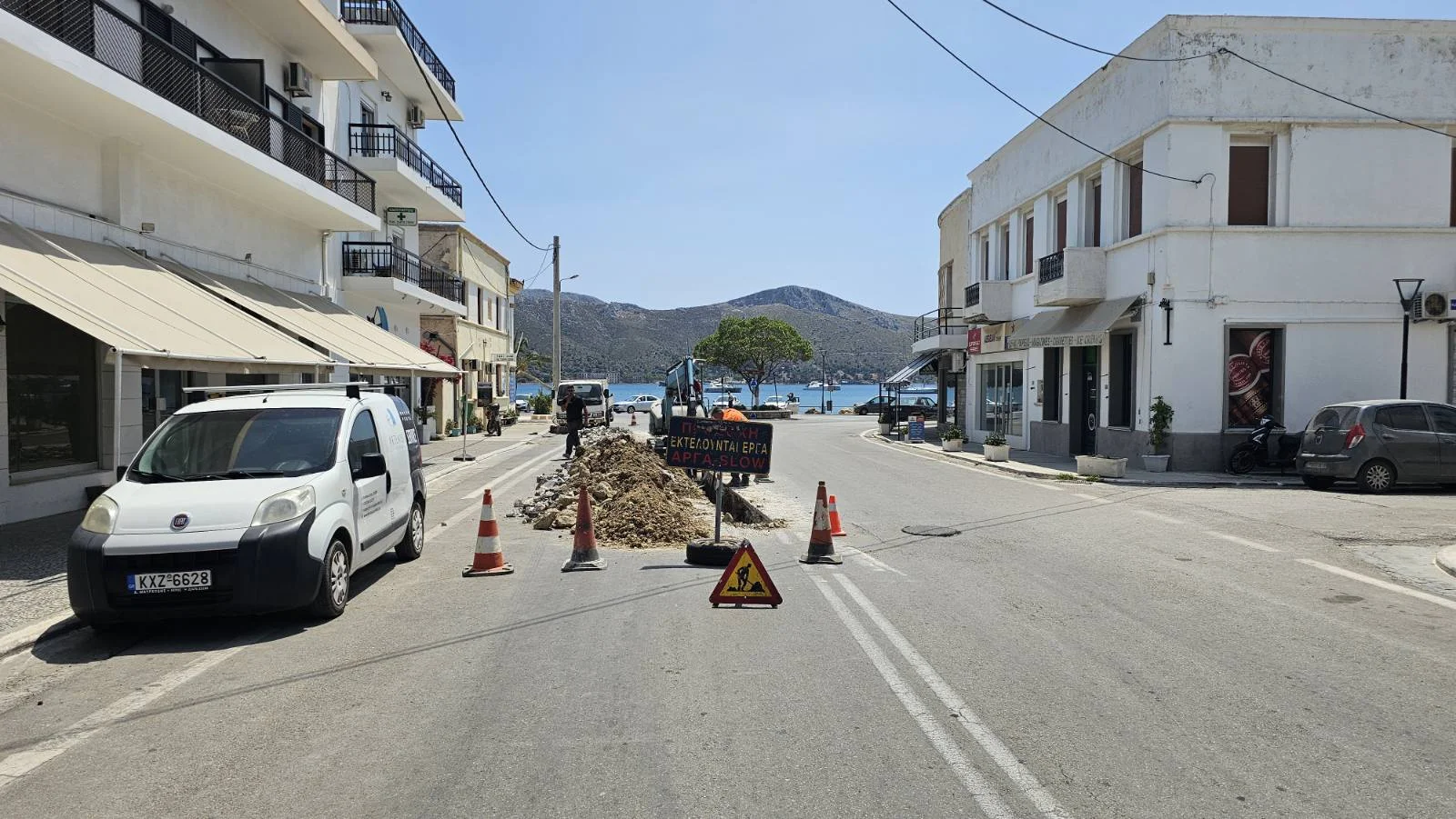Λέρος: Ξεκίνησαν οι εργασίες στο Λακκί για τη σύνδεση παροχών στο αποχετευτικό δίκτυο