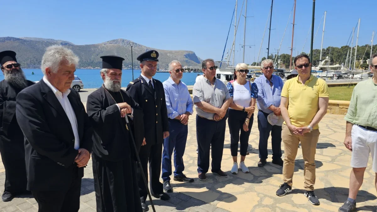 Λέρος: Αντιπροσωπεία του Δήμου Άσχαϊμ απέδωσε τιμές στο μνημείο του “Α/Τ Β. ΟΛΓΑ”