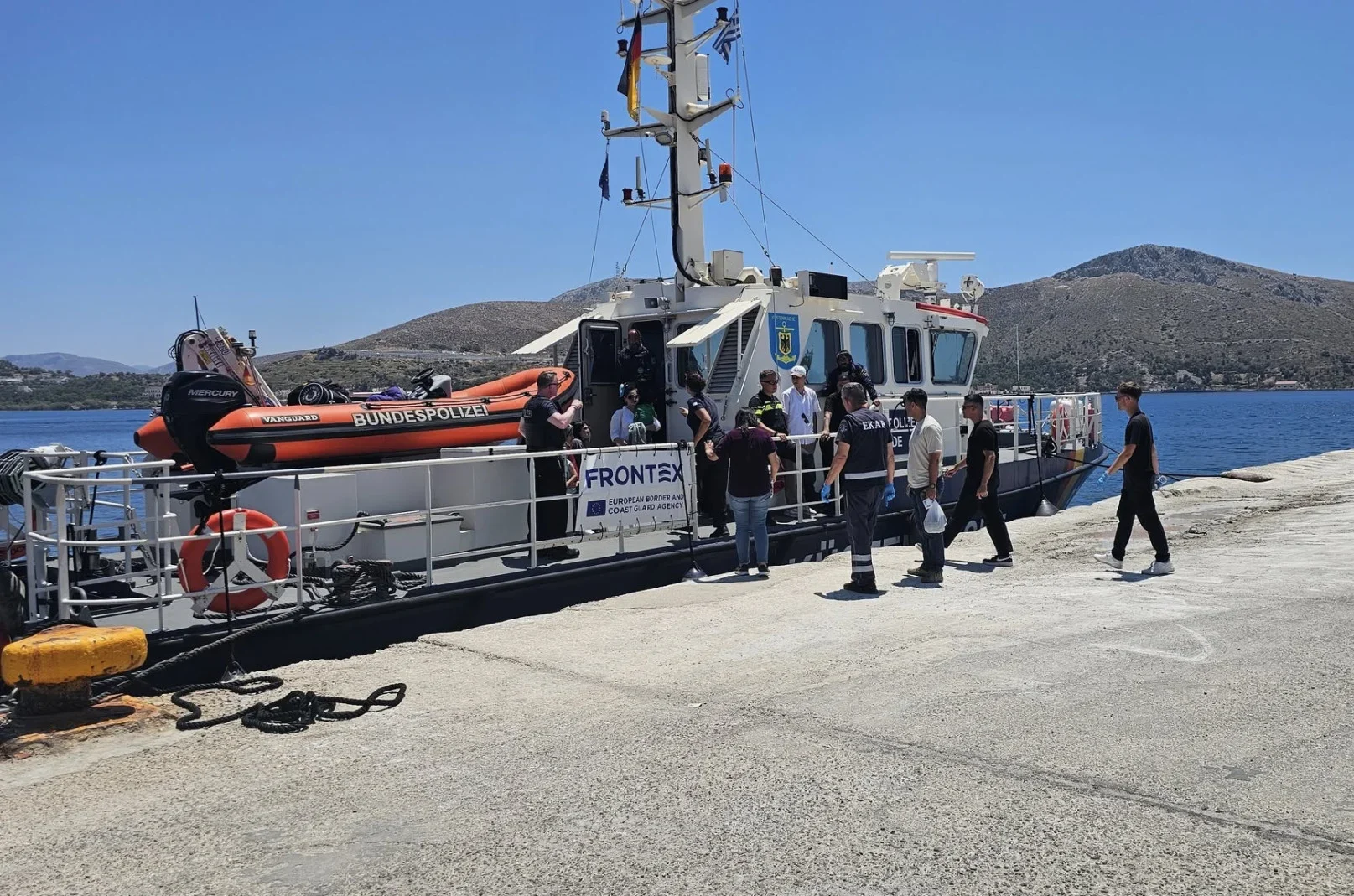 Εντοπισμός 10 αλλοδαπών στο Φαρμακονήσι
