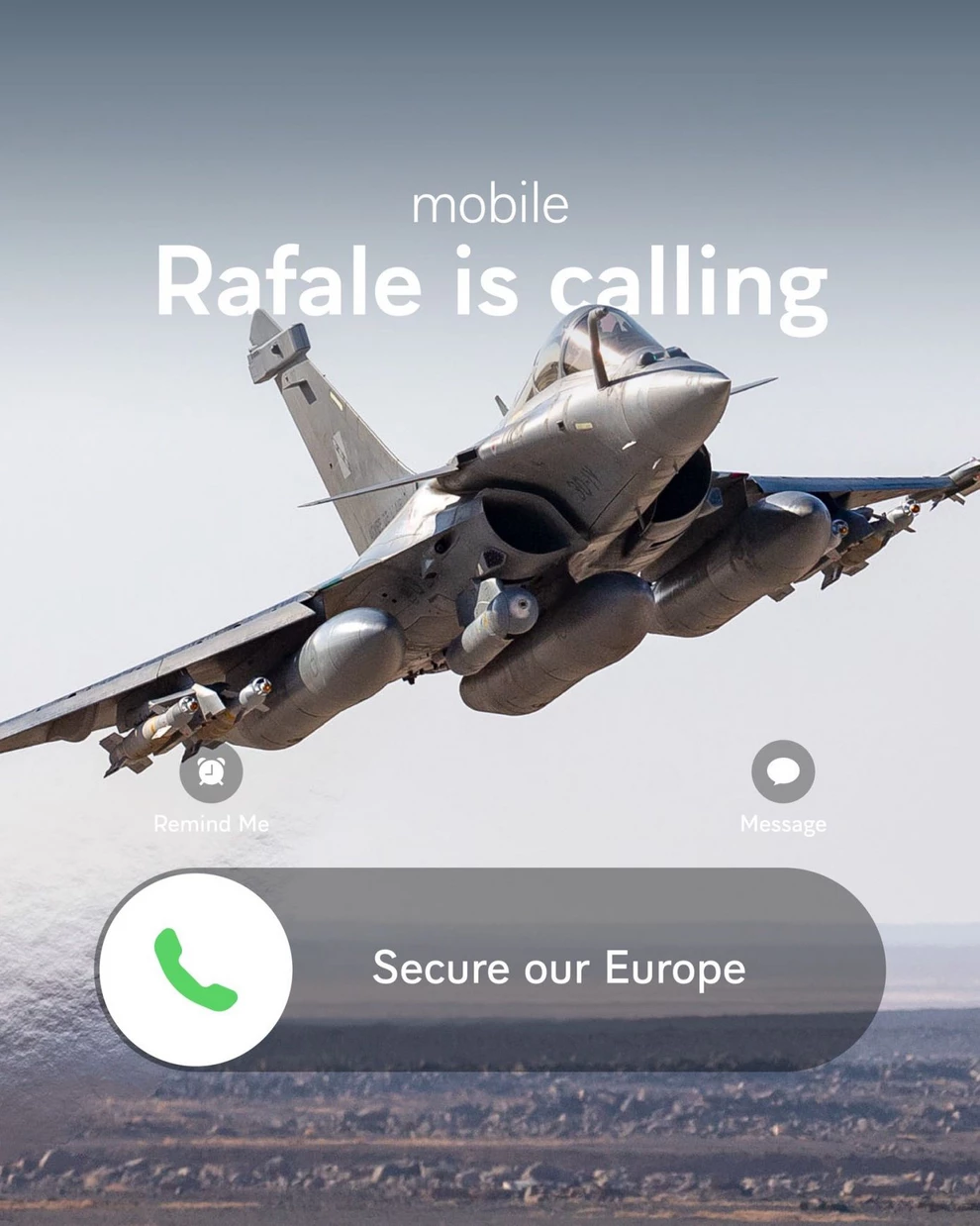 Μακρόν: Ευρωπαίοι φίλοι, το Rafale σας καλεί – Κάντε την Ευρώπη μας ασφαλή