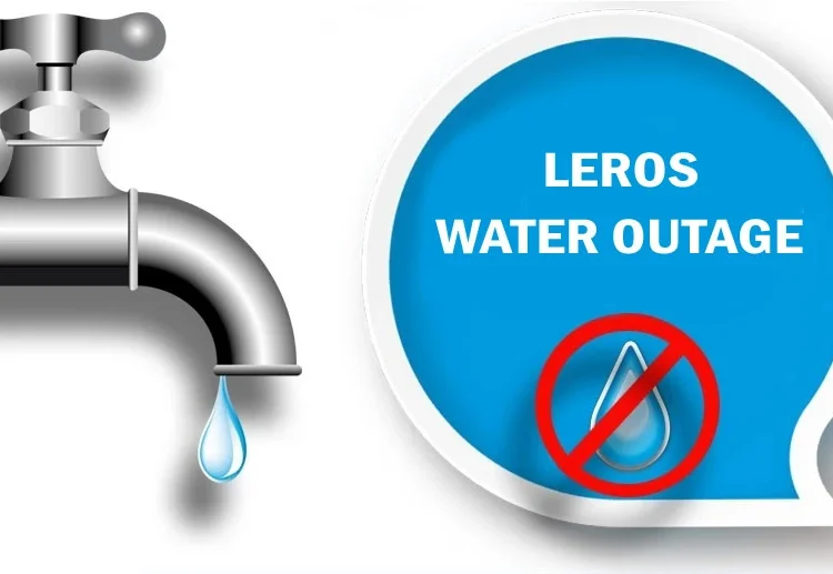 Leros: water supply cut on Friday 29 August – see affected areas