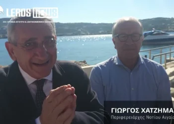 Λέρος: Επιθεώρηση έργων από τον Περιφερειάρχη Ν. Αιγαίου Γιώργο Χατζημάρκο