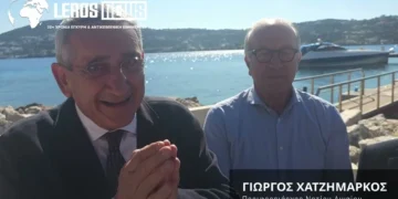 Λέρος: Επιθεώρηση έργων από τον Περιφερειάρχη Ν. Αιγαίου Γιώργο Χατζημάρκο