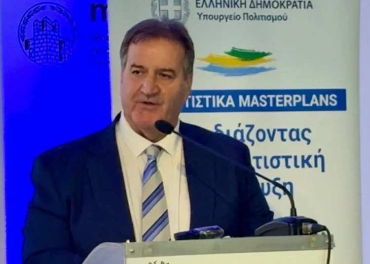 Ο Αντιδήμαρχος Μανώλης Μαραβέλιας εκπροσώπησε τη Λέρο στην παρουσίαση του Πολιτιστικού Masterplan