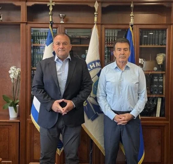 Σύσκεψη Γιάννη Παππά στο Υπουργείο Προστασίας του πολίτη για ζητήματα ασφάλειας στα Δωδεκάνησα