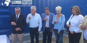 Λέρος: Ολοκληρώθηκε η τελετή εγκαινίων των μονάδων αφαλάτωσης – 4 εκ. ευρώ από Χατζημάρκο για ηλεκτροφωτισμό του οδικού δικτύου