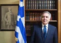 Ο Βασίλης Α. Υψηλάντης, εκπρόσωπος της Βουλής των Ελλήνων στη Ρόδο για την επέτειο της 28ης Οκτωβρίου