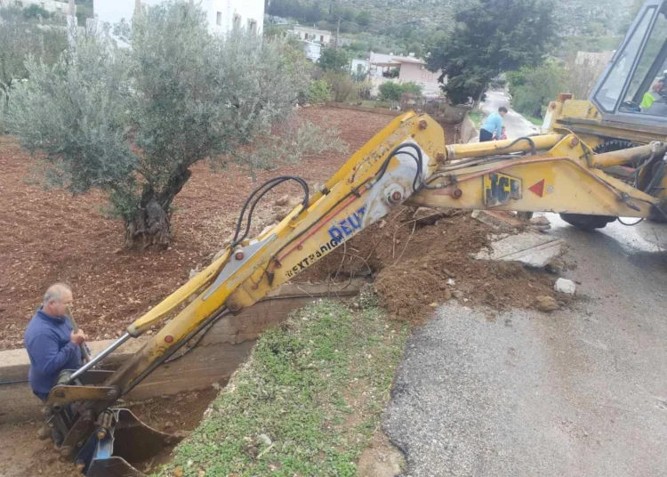 Λέρος: Κατολίσθηση γεφυριού στον Ξηρόκαμπο – Χωρίς ιδιαίτερα προβλήματα από την κακοκαιρία