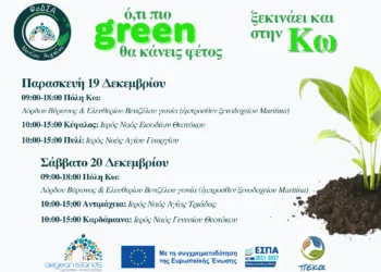 «Ό,τι πιο green θα κάνεις φέτος» ξεκινά και στην Κω