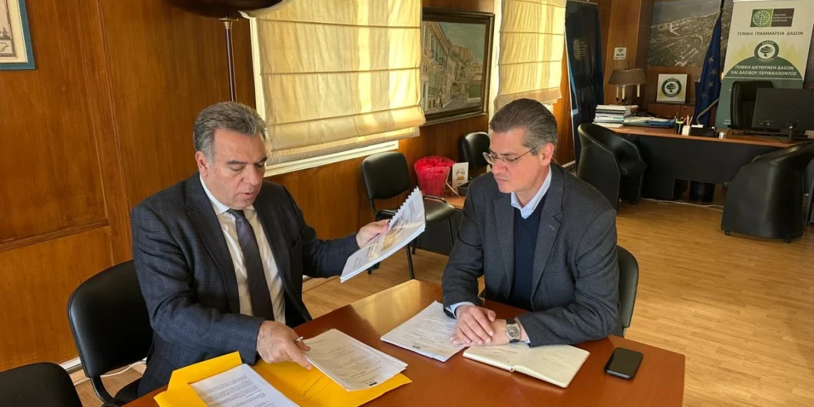 Συνάντηση του Μάνου Κόνσολα με τον Γ.Γ. Δασών για τα έργα αντιπυρικής και αντιπλημμυρικής προστασίας στα Δωδεκάνησα