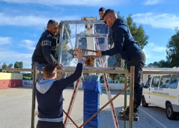 Συντήρηση αθλητικών εγκαταστάσεων στα σχολεία από τον Δήμο Λέρου