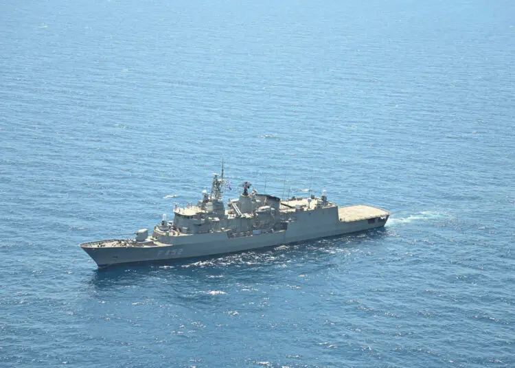 Η φρεγάτα Ύδρα (MEKO 200 ΗΝ) / Φωτο: Υπ Άμυνας