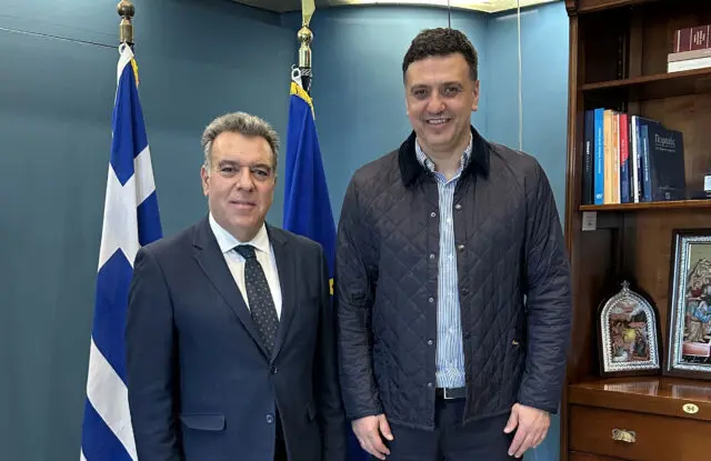 Συνάντηση Μάνου Κόνσολα με τον Υπουργό Ναυτιλίας, κ. Κικίλια και το Γ.Γ. κ. Κυριαζόπουλο